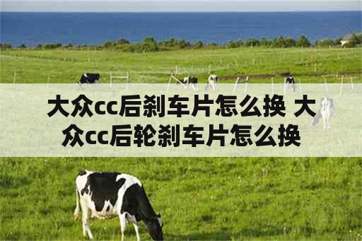 大众cc后刹车片怎么换 大众cc后轮刹车片怎么换