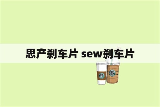 思产刹车片 sew刹车片