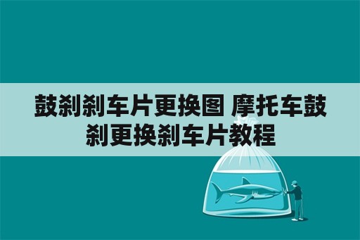 鼓刹刹车片更换图 摩托车鼓刹更换刹车片教程