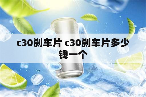 c30刹车片 c30刹车片多少钱一个