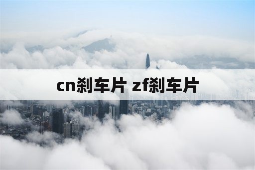 cn刹车片 zf刹车片