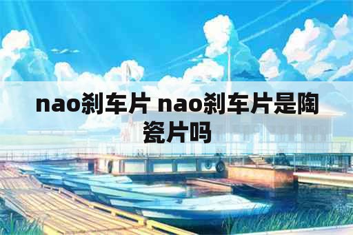 nao刹车片 nao刹车片是陶瓷片吗