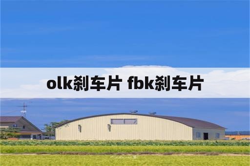 olk刹车片 fbk刹车片