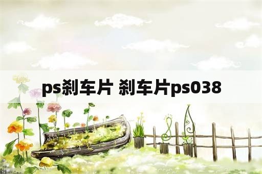 ps刹车片 刹车片ps038