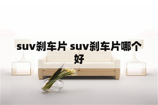 suv刹车片 suv刹车片哪个好