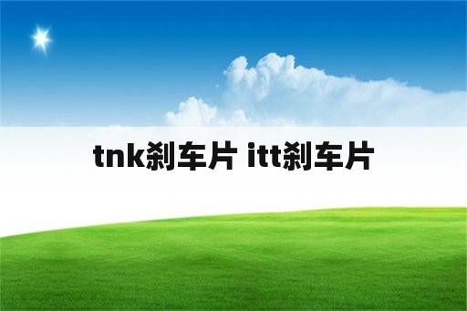 tnk刹车片 itt刹车片